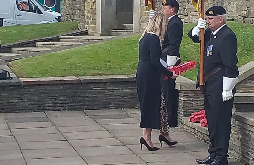 Sara attended the Battle of the Somme Memorial at St James Church 