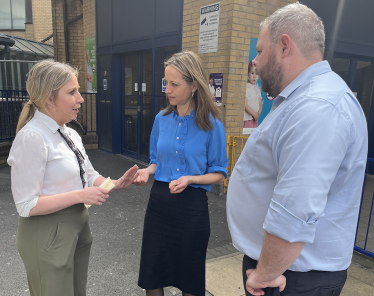 Sara Britcliffe, Helen Whately and Antony Higginbotham